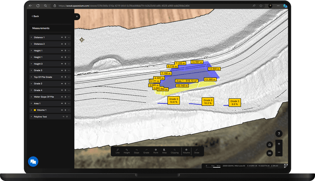 Using Drone for tailings dam monitoring in Mining