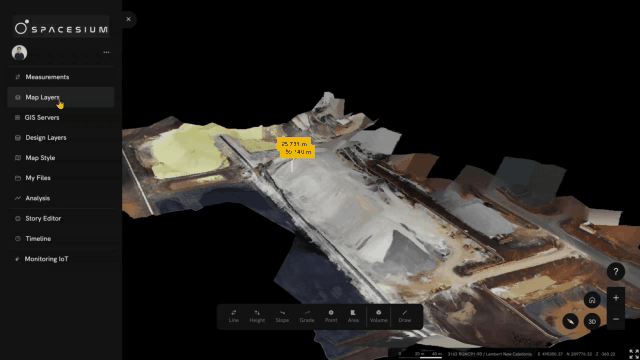 Scout 3D Web Application - Upload Data Interface